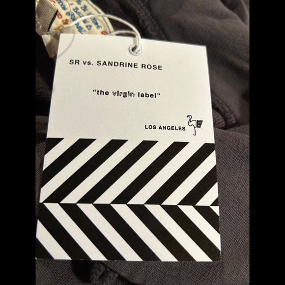 Sandrine Rose x Free People French Terry Cloth Love Me Hoodie Gray Size S - NWT - Picture 14 of 15